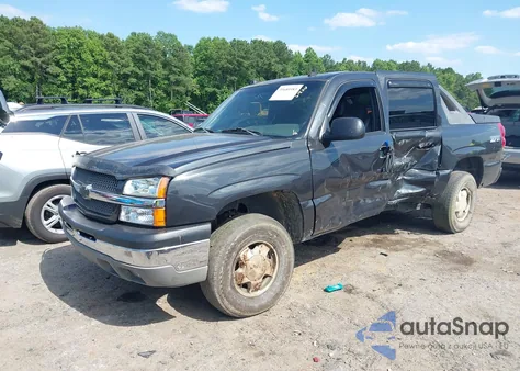 2004 Chevrolet Avalanche 1500 из США, поврежденный, VIN 3GNEK12T74G166814